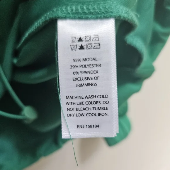 NWT Happily Grey 1/4 Zip Pullover Top Athleisure Comfy Set Green Size XL - Picture 12 of 12